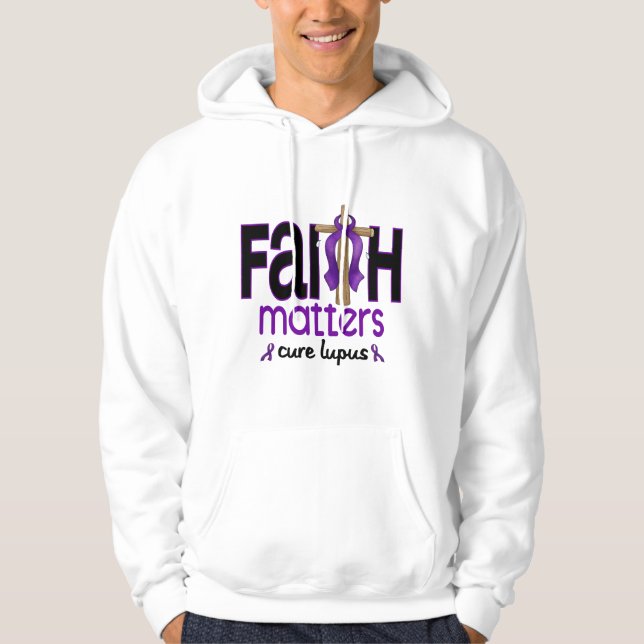 Lupus Faith Matters Cross 1 Hoodie (Front)