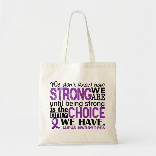 Lupus How Strong We Are Tote Bag (Front)