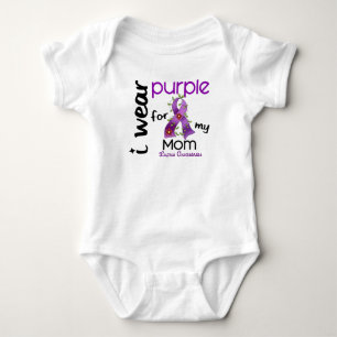 Lupus I WEAR PURPLE FOR MY MOM 43 Baby Bodysuit