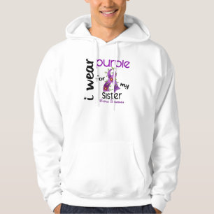Lupus I WEAR PURPLE FOR MY SISTER 43 Hoodie