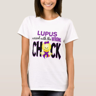 Lupus Messed With The Wrong Chick T-Shirt