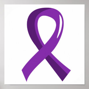 Lupus Purple Ribbon 3 Poster