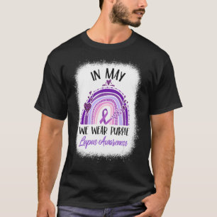 Lupus Rainbow In May We Wear Purple Lupus Awarenes T-Shirt