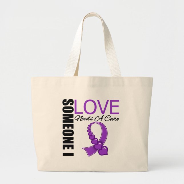 Lupus Someone I Love Needs A Cure Large Tote Bag (Front)