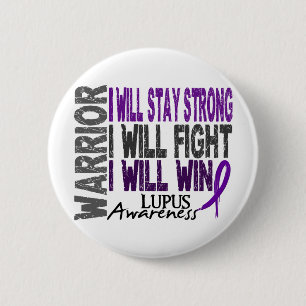 Lupus Warrior 6 Cm Round Badge