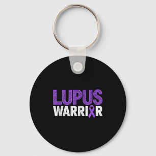 Lupus warrior fighter survivor sle awareness key ring