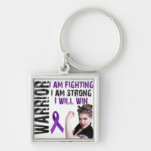 Lupus Warrior Key Ring (Front)