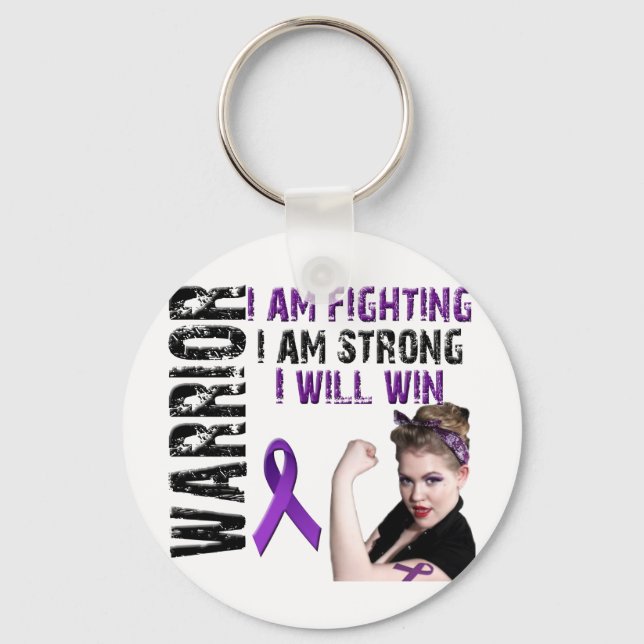 Lupus Warrior Key Ring (Front)