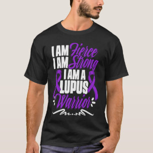 Lupus Warrior  Lupus Purple Ribbon Lupus Awareness T-Shirt
