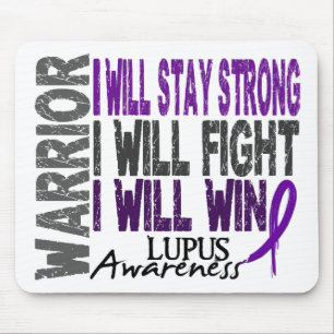 Lupus Warrior Mouse Mat