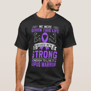 Lupus Warrior Purple Awareness Ribbon Fight SLE I T-Shirt