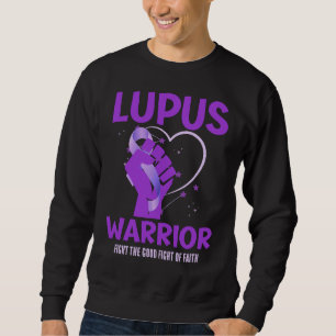 LUPUS WARRIOR Purple Custom Raising Awareness Sweatshirt