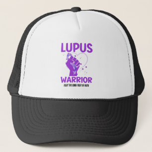 LUPUS WARRIOR Purple Raising Awareness Month Trucker Hat
