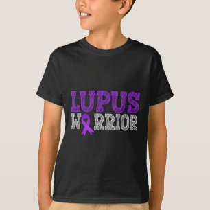 Lupus Warrior Purple Ribbon Lupus Awareness Month T-Shirt