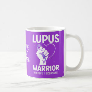 LUPUS WARRIOR Purple Ribbon Raising Awareness Coffee Mug