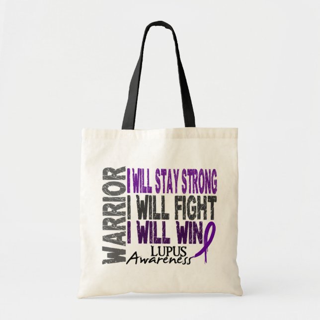 Lupus Warrior Tote Bag (Front)