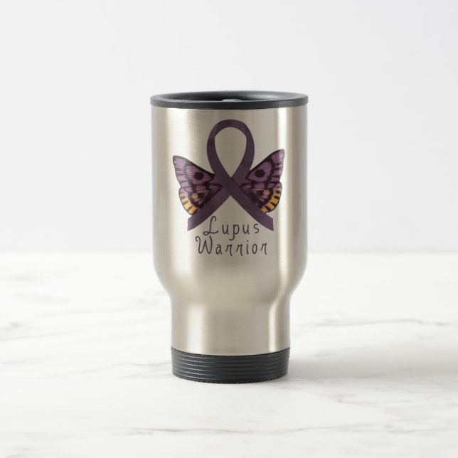 Lupus Warrior Travel Mug (Center)