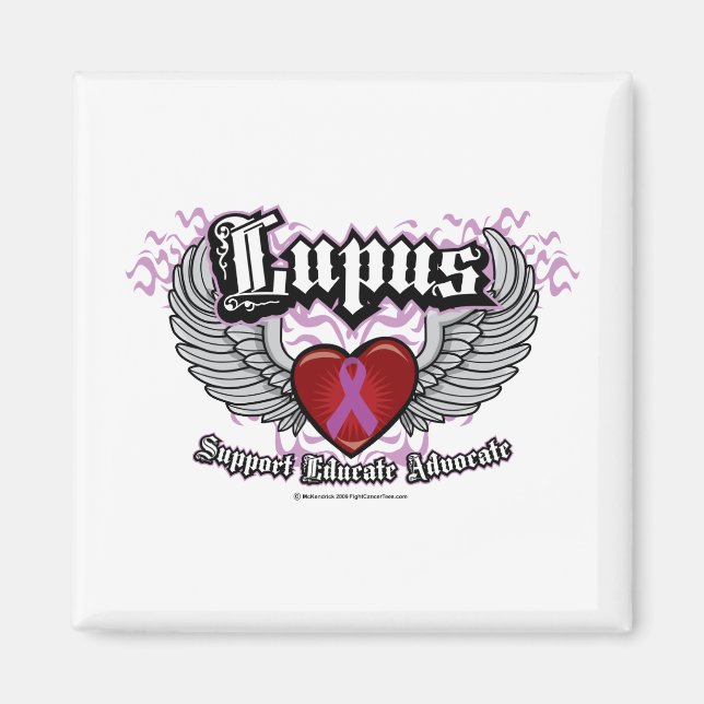 Lupus Wings Magnet (Front)