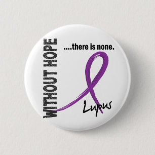 Lupus Without Hope 1 6 Cm Round Badge