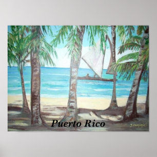 Luquillo Beach, Puerto Rico Poster