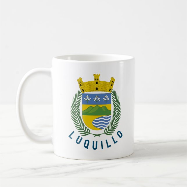 Luquillo coat of arms - Puerto Rico Coffee Mug (Left)