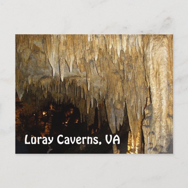 Luray Caverns, VA Postcard (Front)