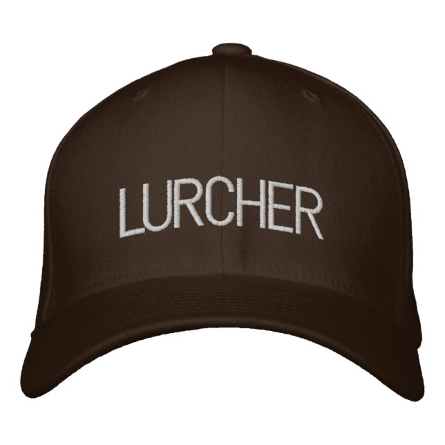 LURCHER DOG EMBROIDERED HAT (Front)