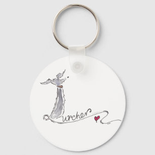 Lurcher Keyring