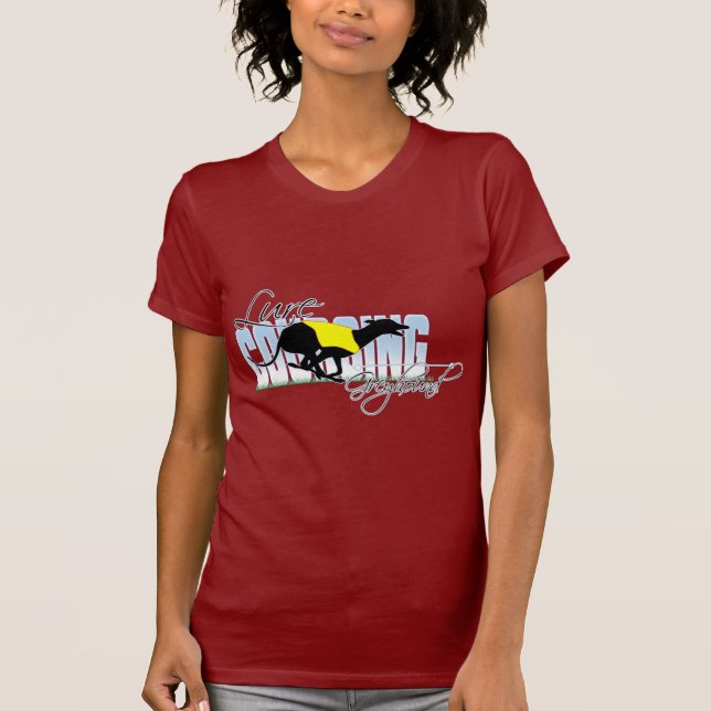 Lure Coursing Greyhound T-Shirt (Front)