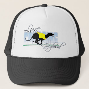 Lure Coursing Greyhound Trucker Hat