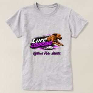 Lure Coursing Ridgeback Tee- Sighthound Mode purp T-Shirt
