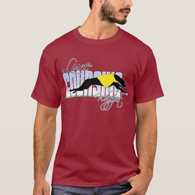 Lure Coursing Whippet T-Shirt (Front)