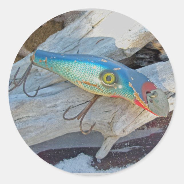 Lure P & K Lippy Chicago IL 1940's Sticker (Front)