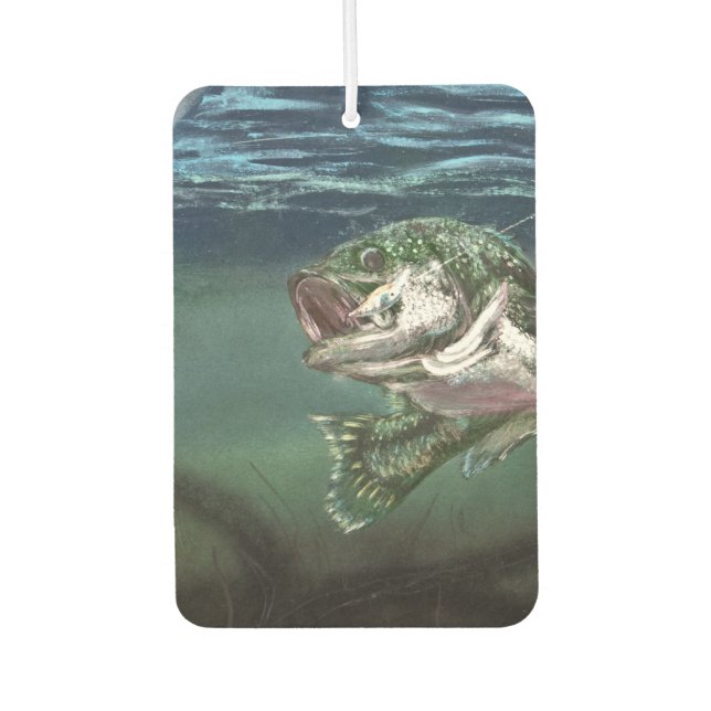 Lured In Car Air Freshener (Front)