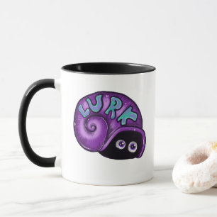 Lurk Introvert Snail Emote  Mug