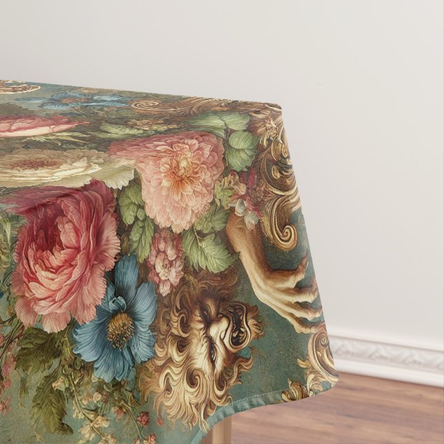 Lurking in Luxury – Gothic Large Pattern Tablecloth (In Situ)