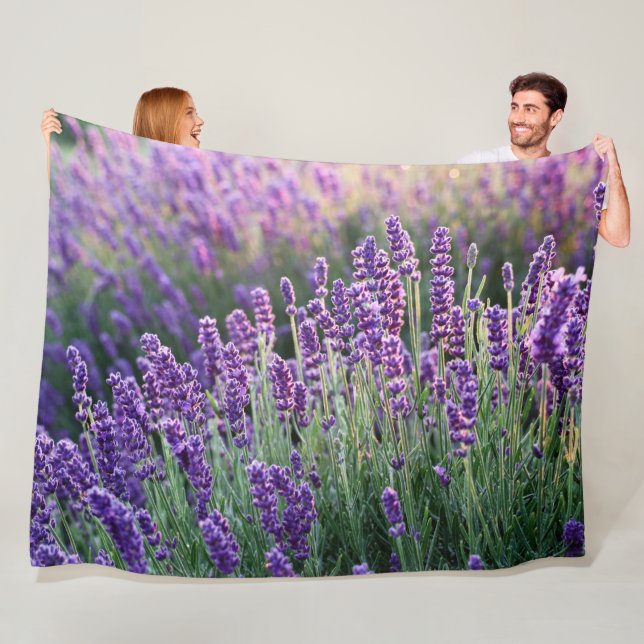 Luscious Lavender  Fleece Blanket (In Situ)