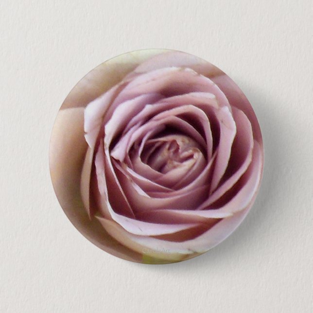 Luscious Lavender Roses 6 Cm Round Badge (Front)