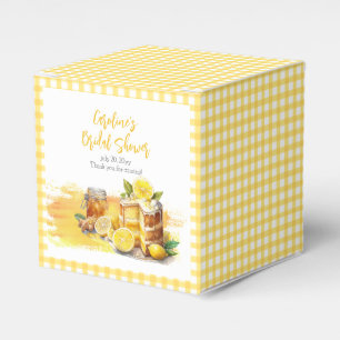 Luscious Lemon Cake Ginger Tea Bridal Shower Favour Box
