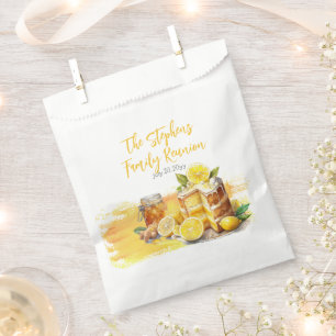 Luscious Lemon Cake Ginger Tea Family Reunion Favour Bags