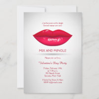 Luscious Lips Invitation