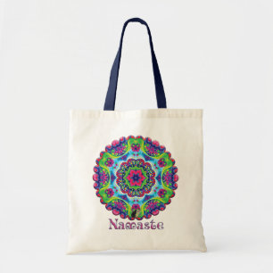 Luscious Namaste Kaleidoscope Tote Bag