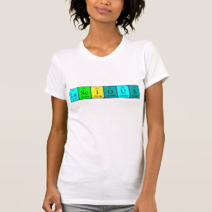 Luscious periodic table word shirt