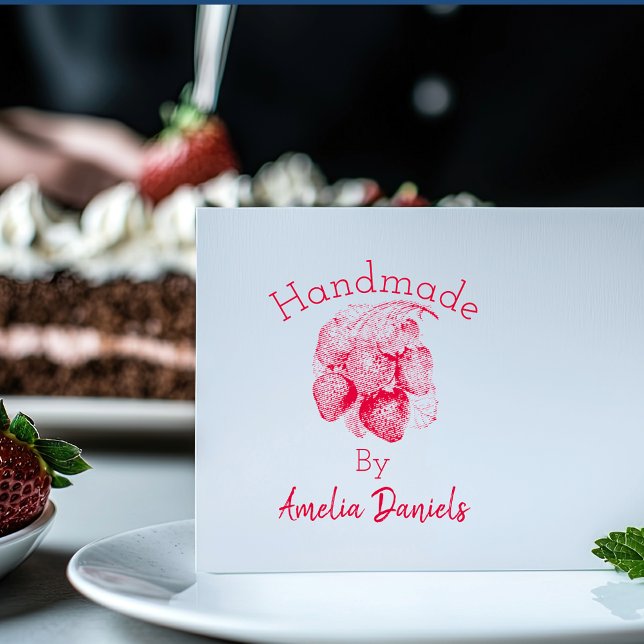 Luscious Summer Strawberry Rubber Stamp (Creator Uploaded)