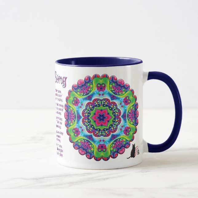 Luscious Yoga Song Mug (Right)