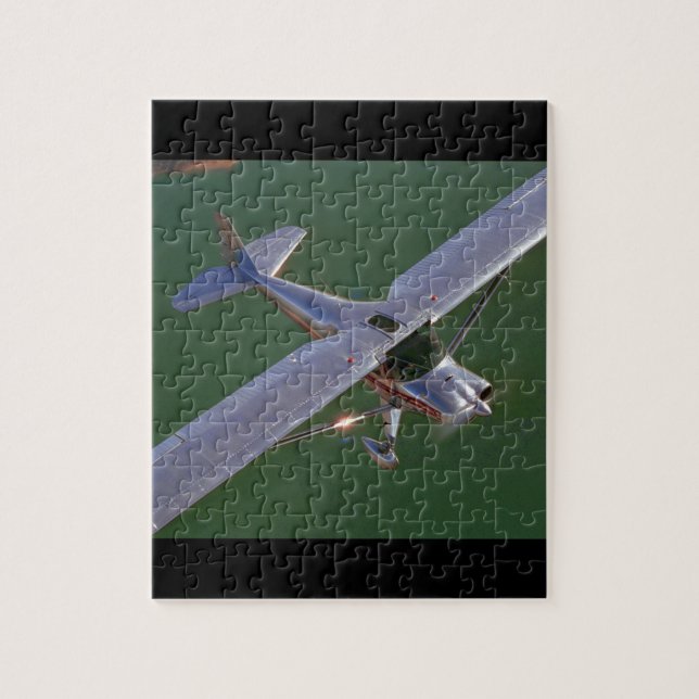 Luscombe, Model 8, 1948_Classic Aviation Jigsaw Puzzle (Vertical)
