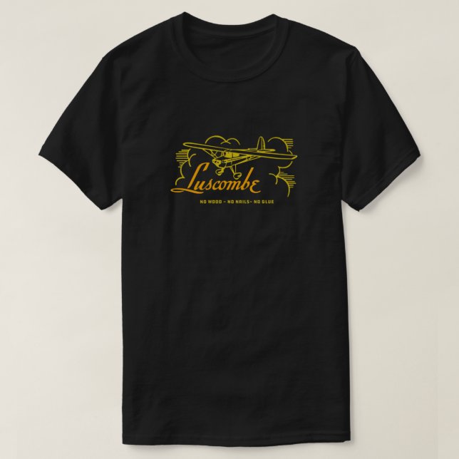 LUSCOMBE VINTAGE AIRCRAFT USA Fitted T-Shirt (Design Front)