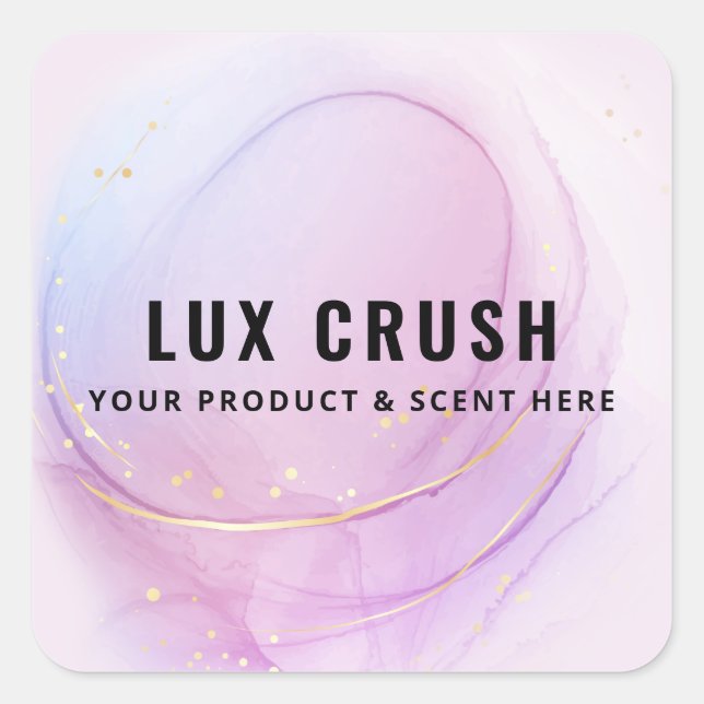 Lush Alcohol Ink Product Labels (Front)