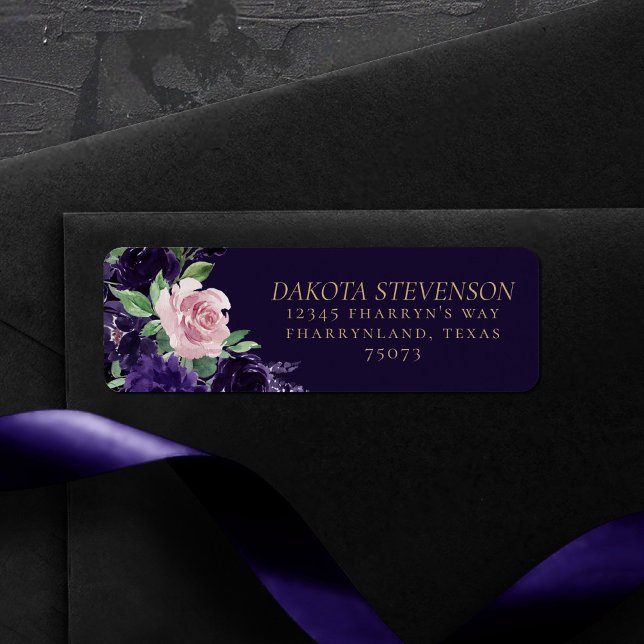 Lush Blossom | Dark Purple and Pink Rose Address (Creator Uploaded)