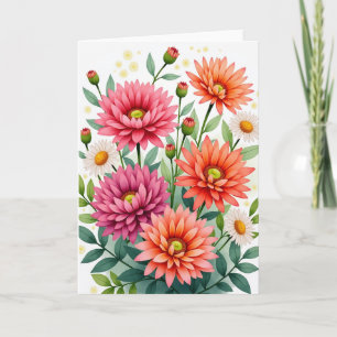 Lush Blossoms Birthday Card
